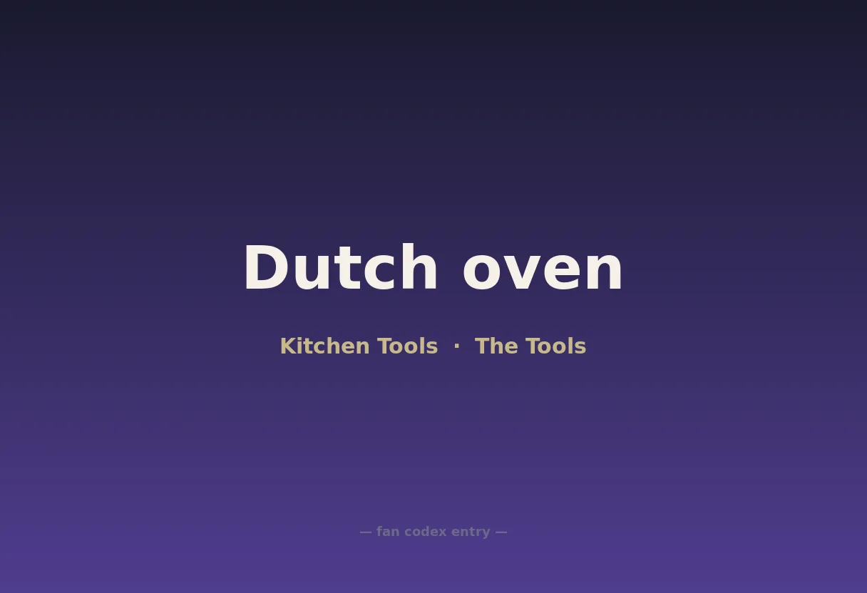 Dutch oven