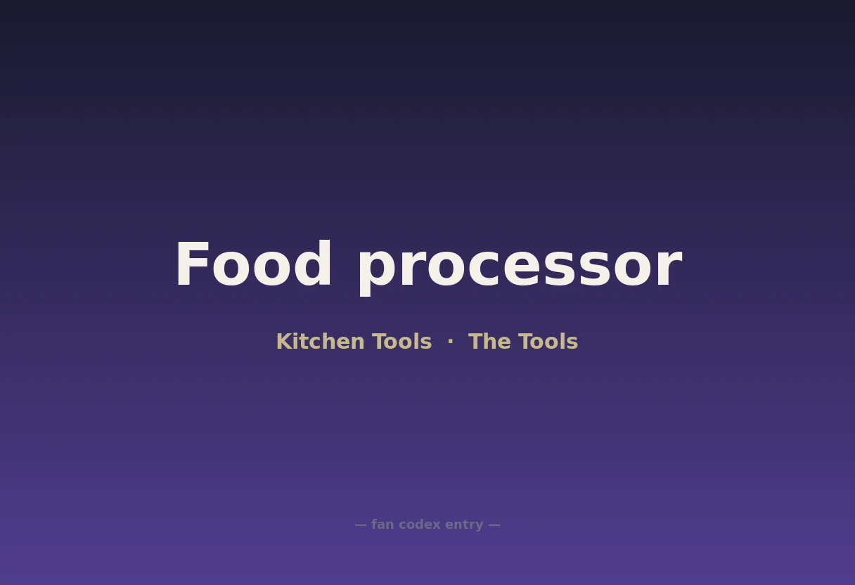 Food processor