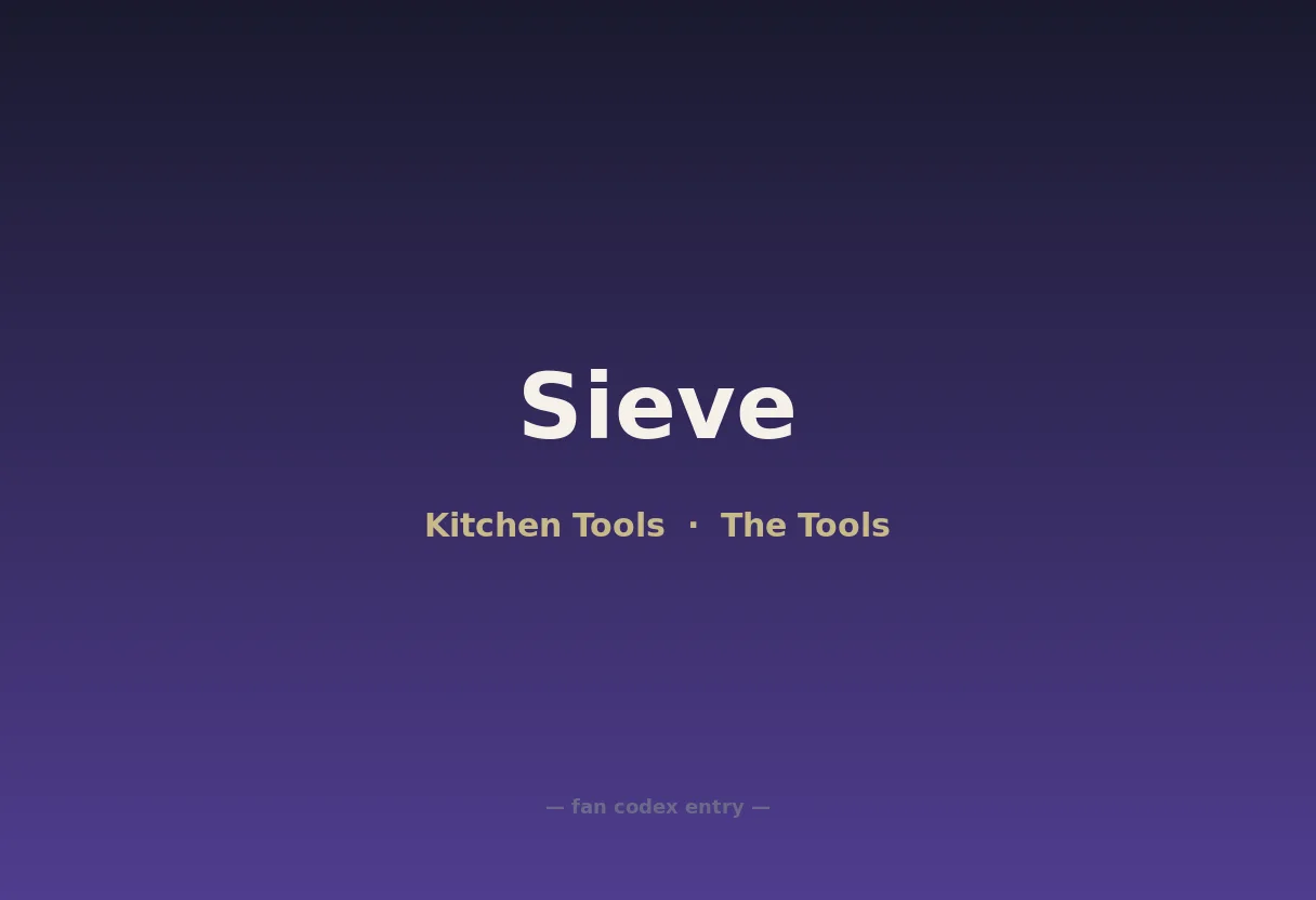 Sieve