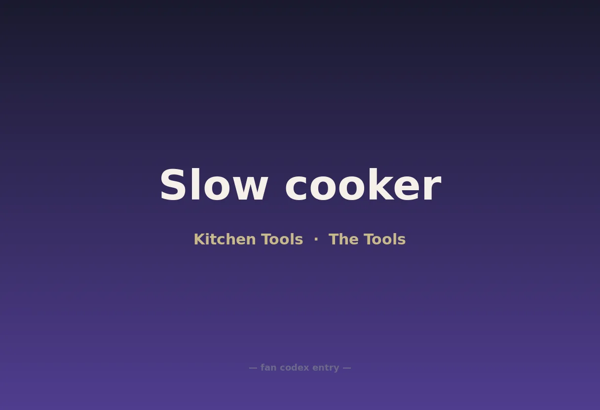 Slow cooker
